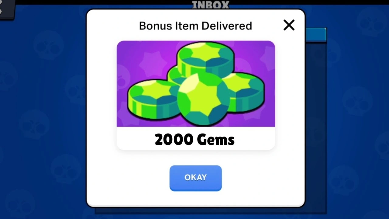 2000 Free Gems Watch Video Brawl Stars